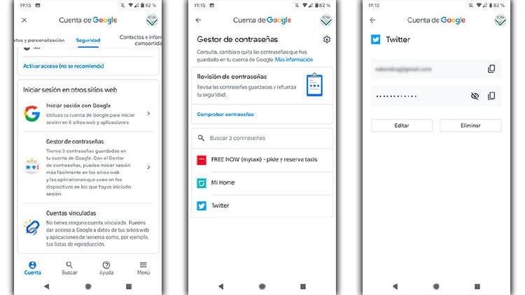 contraseñas android contraseñas android