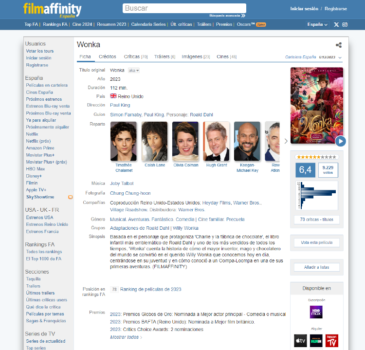 wonka en filmaffinity wonka en filmaffinity