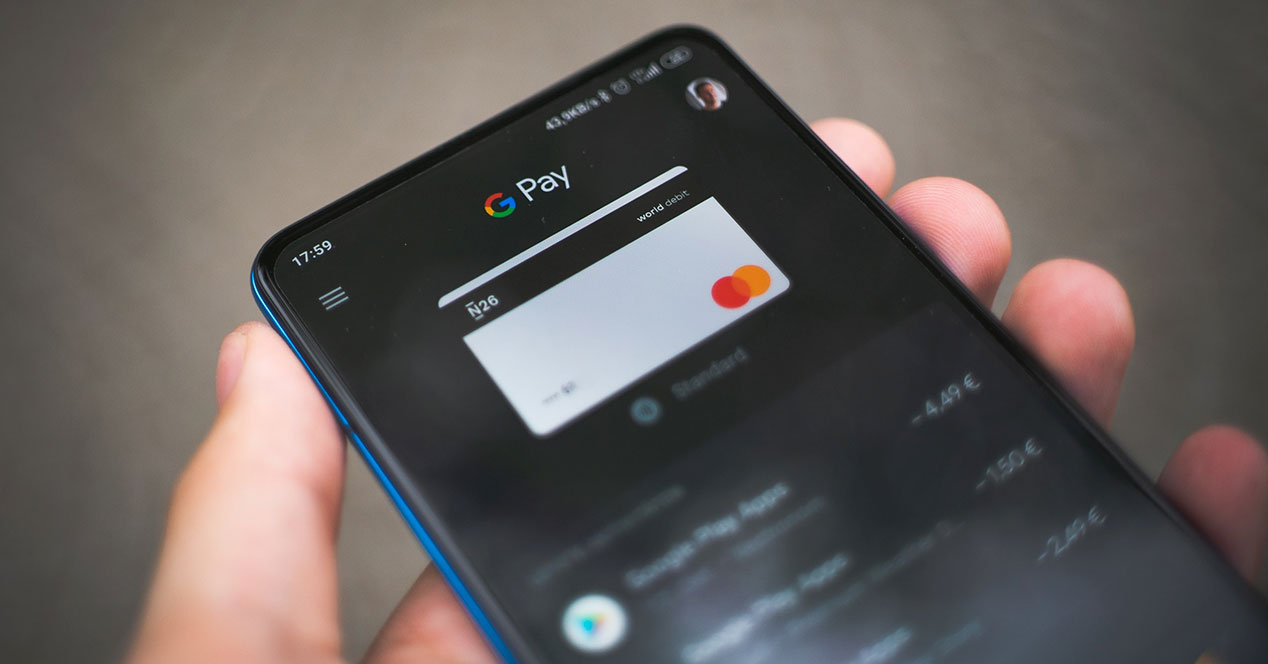 móvil con google pay